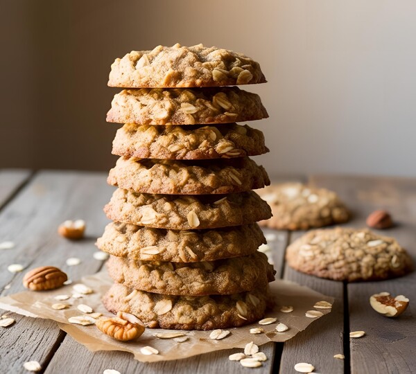Suikervrije koekjes met amandelmeel en chocolade